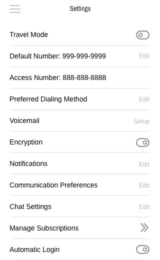 settings wireframe